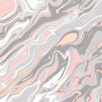 Liquid marble texture with abstract colorful background vector