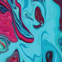 Liquid marble texture with abstract colorful background vector