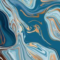 Liquid marble texture with abstract luxury background vector