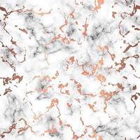 Vector marble texture design with copper splatter spots, black and white marbling surface, modern luxurious background