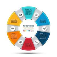 Circle design icon infographic vector