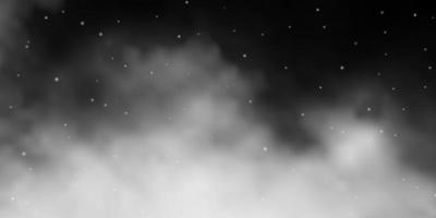 Light Gray vector texture with beautiful stars.