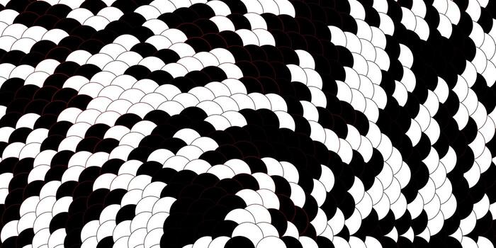 Dark Red vector layout with circle shapes.