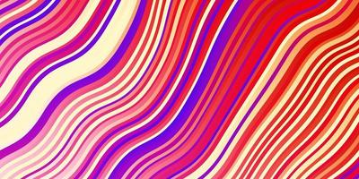 Light Red, Yellow vector background with lines.