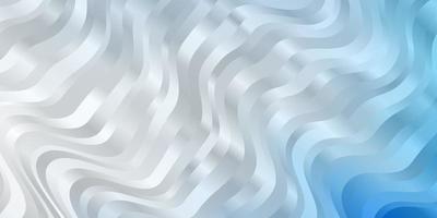 Light BLUE vector background with curved lines.