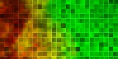 Light Green, Yellow vector pattern in square style.