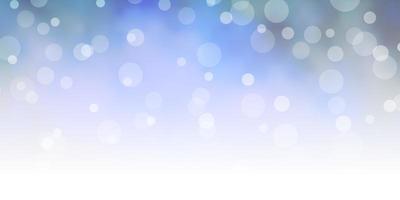 Dark BLUE vector pattern with circles.