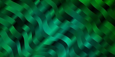 Light Green vector backdrop with curves.