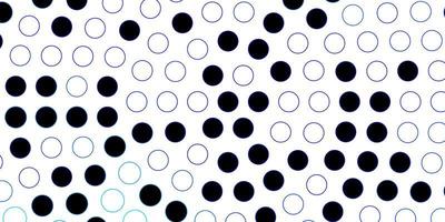 Dark BLUE vector pattern with circles.