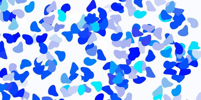 plantilla de vector azul claro con formas abstractas.