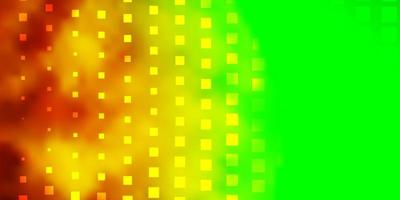 Light Green, Yellow vector pattern in square style.