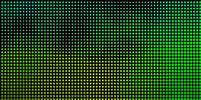 Light Green vector pattern with circles.