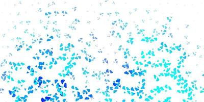 Light blue vector template with abstract forms.