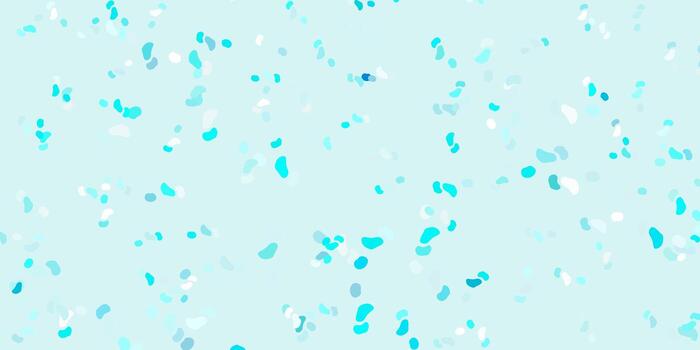 Light blue vector template with abstract forms.