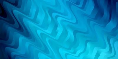 Light BLUE vector background with curves.