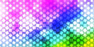 Light Multicolor vector pattern in square style.