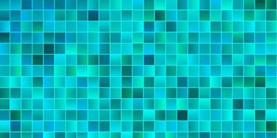 patrón de vector azul claro en estilo cuadrado.