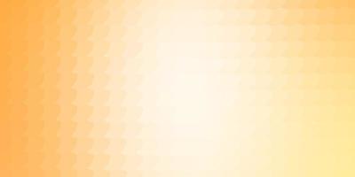 Light Orange vector background with bubbles.