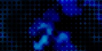 Light BLUE vector template with circles.