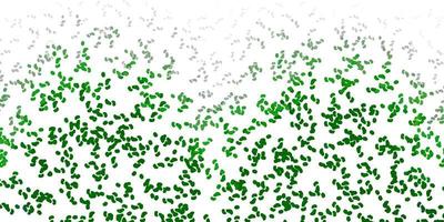 Light green vector pattern with abstract shapes.