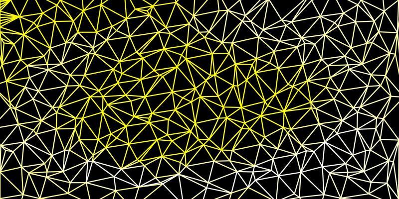 Light yellow vector polygonal backdrop.
