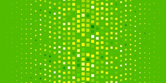 Light Green, Yellow vector pattern in square style.