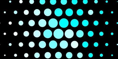 Dark BLUE vector pattern with circles.