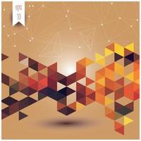Abstract geometric colorful pattern background vector