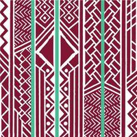 Tribal ethnic colorful bohemian pattern with geometric elements, African mud cloth vector