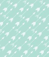 Bohemian hand drawn arrows seamless pattern vector