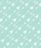 Bohemian hand drawn arrows seamless pattern vector