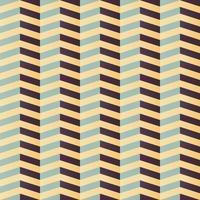 Geometric seamless chevron pattern in retro colors vector