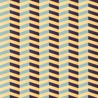 Geometric seamless chevron pattern in retro colors vector