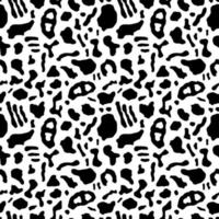 Seamless pattern with organic abstract shapes vector