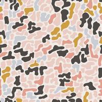 Seamless pattern with organic abstract shapes vector