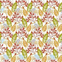 Floral Christmas Background. vector