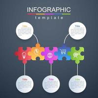 infografía moderna plantilla de banner corporativo y comercial vector