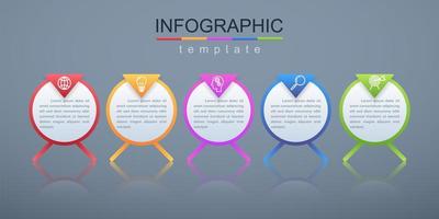 Modern infographic corporate and business banner template vector