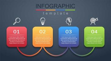 Modern infographic corporate and business banner template