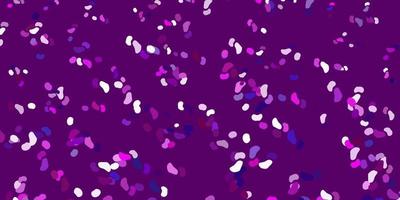 Light pink vector texture with memphis shapes.
