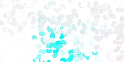 Light pink, blue vector background with random forms