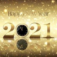 Decorative Happy New Year background vector