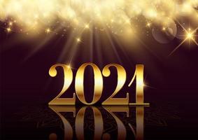 Elegant Happy New Year background vector