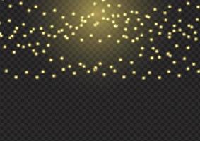 Sparkling Christmas lights background vector