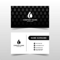 Modern business card vector template