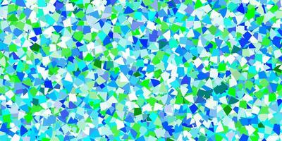 Light blue vector background with polygonal style.