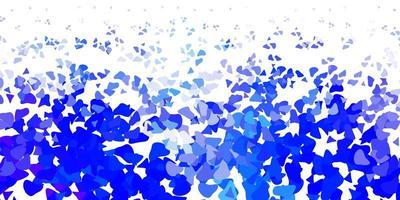 Light blue vector backdrop with chaotic shapes.