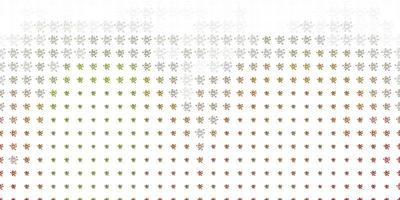 Light Green, Yellow vector pattern with coronavirus elements.