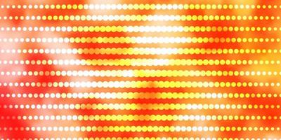 Light Orange vector layout with circles.
