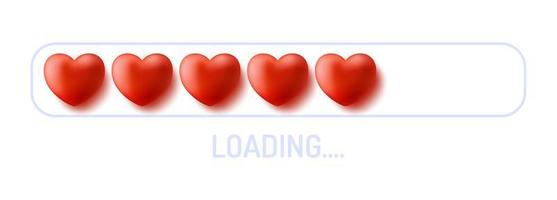 Love loading concept vector